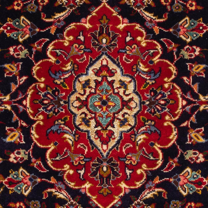 Alfombra persa - Keshan - 118 x 80 cm - azul oscuro
