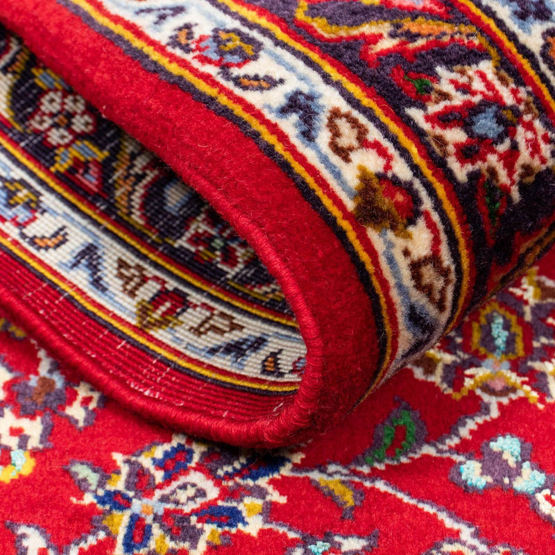 Alfombra persa - Keshan - 120 x 78 cm - rojo