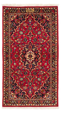 Alfombra persa - Keshan - 129 x 70 cm - rojo