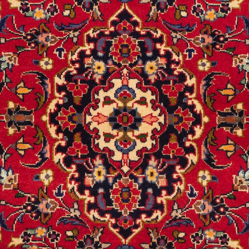 Alfombra persa - Keshan - 129 x 70 cm - rojo