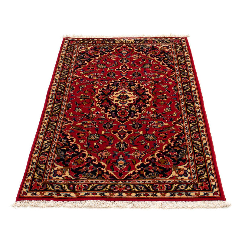 Alfombra persa - Keshan - 129 x 70 cm - rojo