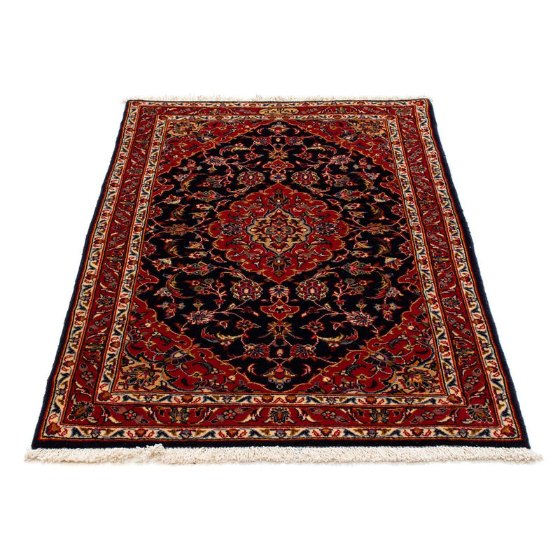 Alfombra persa - Keshan - 121 x 79 cm - azul oscuro