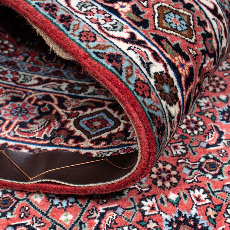 Alfombra persa - Bidjar - 213 x 133 cm - rojo claro