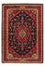 Alfombra persa - Keshan - 119 x 80 cm - azul oscuro
