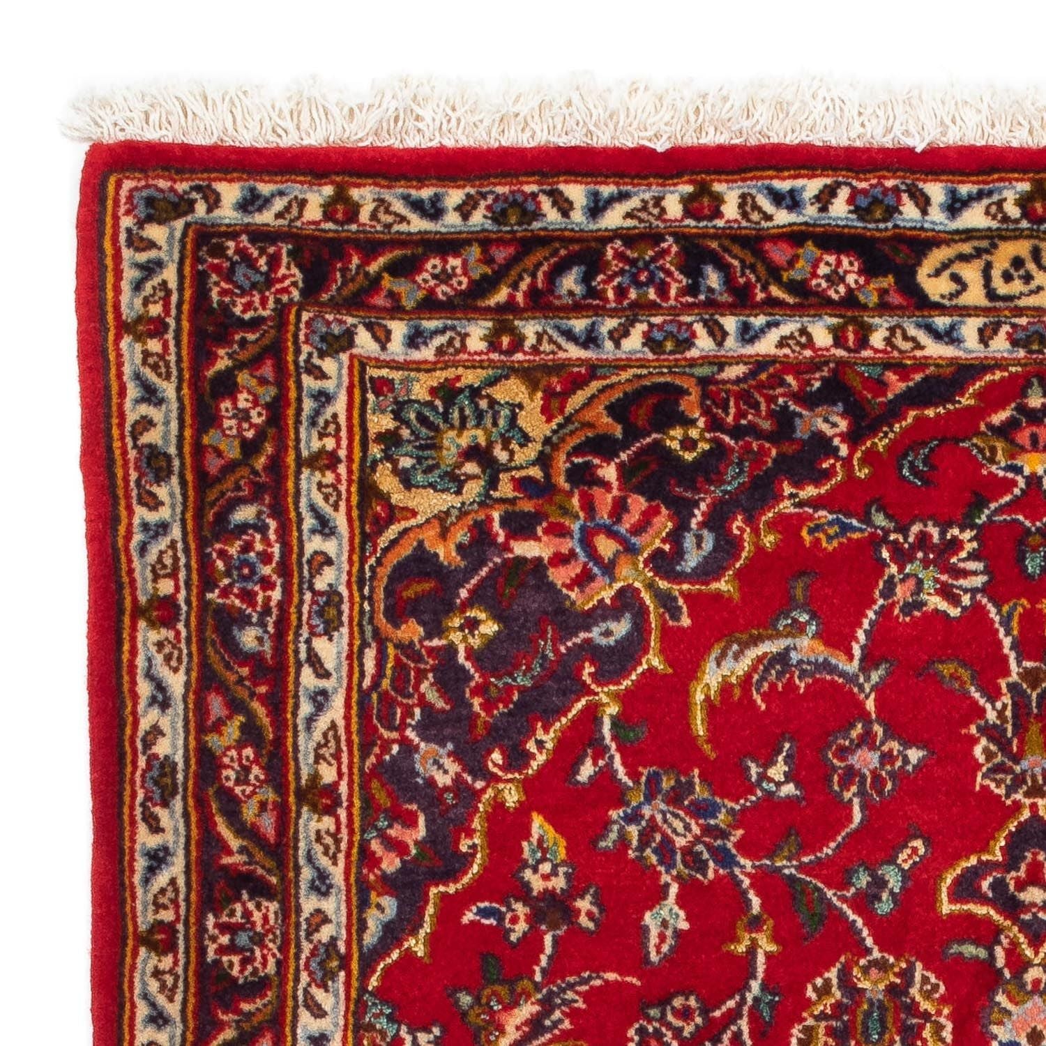 Alfombra persa - Keshan - 118 x 78 cm - rojo