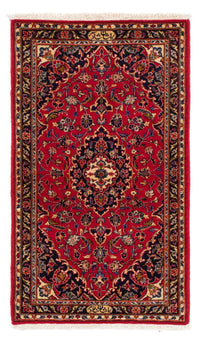 Alfombra persa - Keshan - 126 x 70 cm - rojo oscuro
