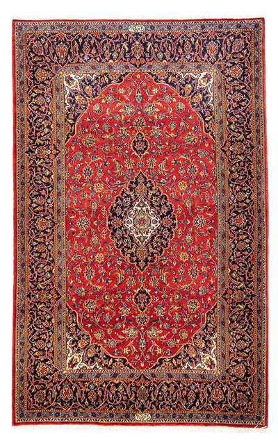 Kashan Alfombra 150x230cm - Alfombra persa - rojo