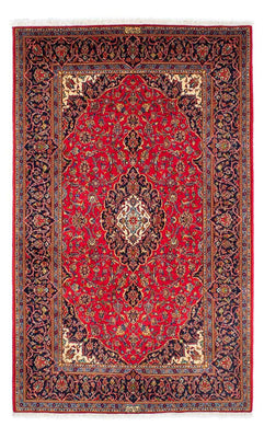 Alfombra persa - Keshan - 225 x 138 cm - rojo