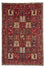 Alfombra persa - Nómada - 310 x 210 cm - rojo oscuro