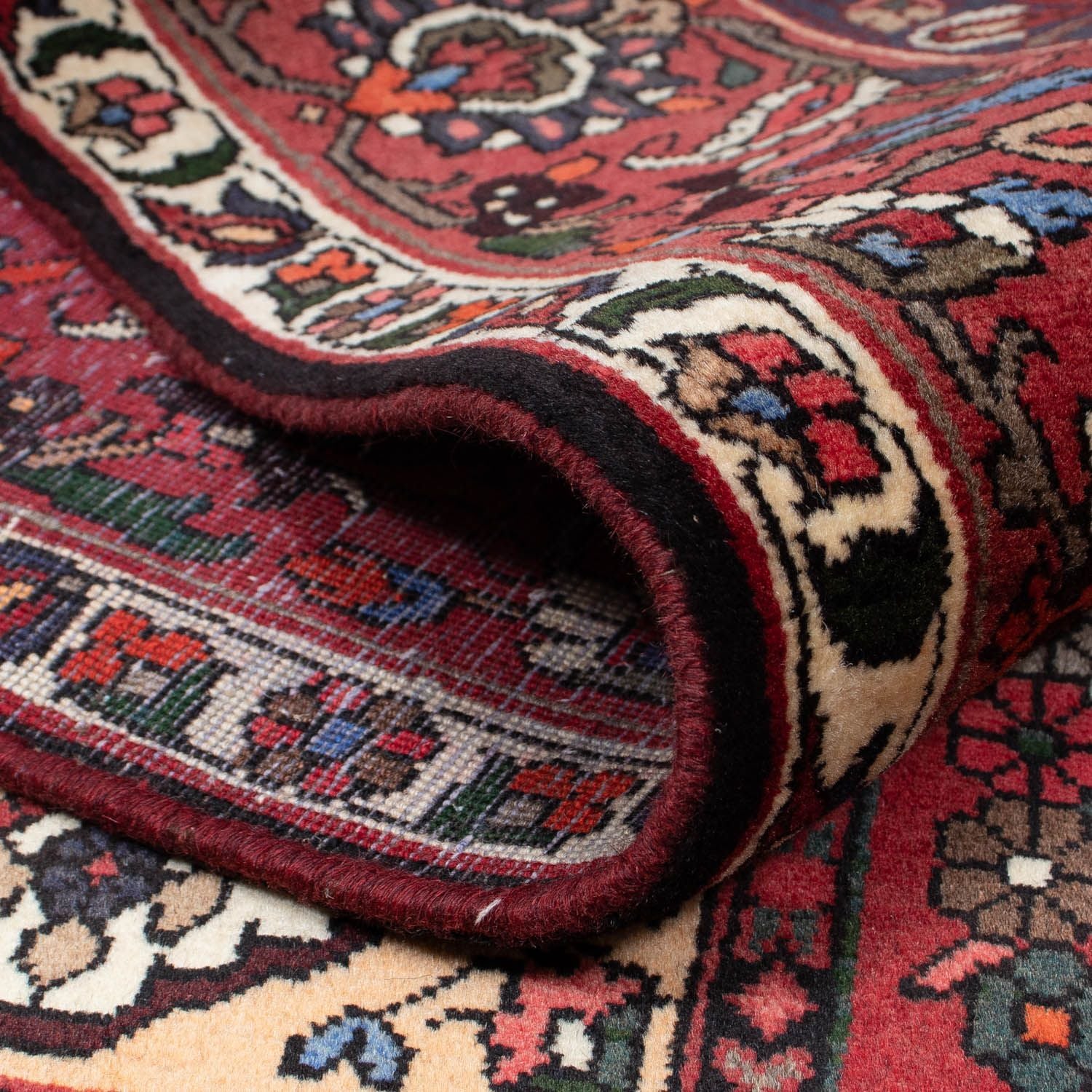 Alfombra persa - Nómada - 310 x 210 cm - rojo oscuro