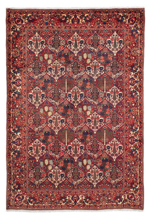 Alfombra persa - Nómada - 323 x 210 cm - rojo oscuro