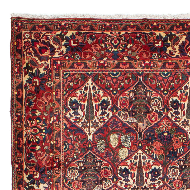 Alfombra persa - Nómada - 323 x 210 cm - rojo oscuro