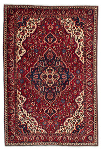 Alfombra persa - Nómada - 322 x 216 cm - rojo oscuro