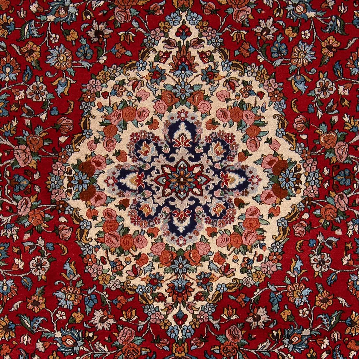 Alfombra persa - Nómada - 345 x 258 cm - rojo oscuro