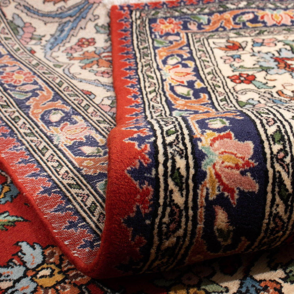 Alfombra persa - Nómada - 345 x 258 cm - rojo oscuro