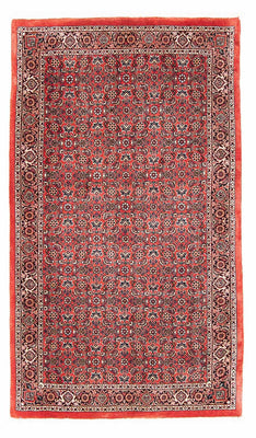 Alfombra persa - Bidjar - 138 x 84 cm - rojo