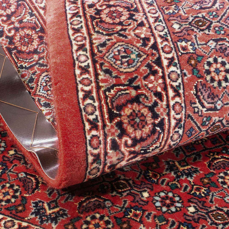 Alfombra persa - Bidjar - 138 x 84 cm - rojo