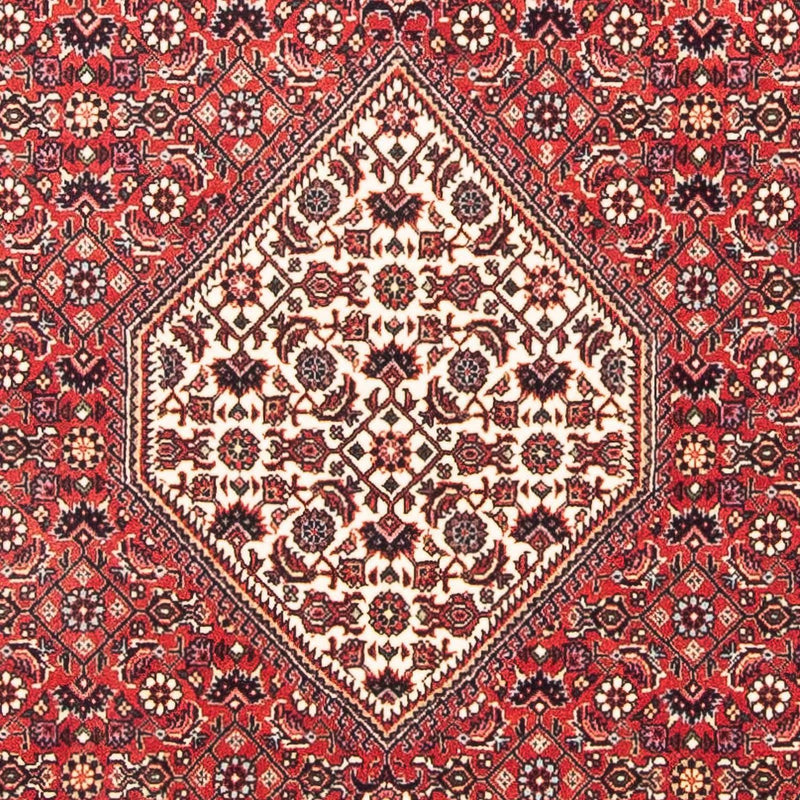 Alfombra persa - Bidjar cuadrado  - 112 x 100 cm - rojo