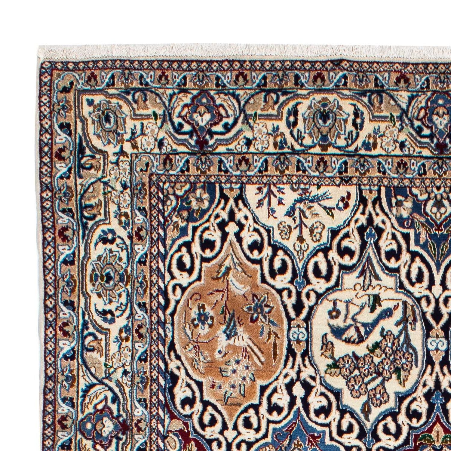 Alfombra Persa - Nain - Real - 260 x 158 cm - multicolor