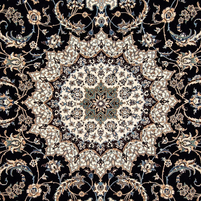 Alfombra Persa - Nain - Prima - 296 x 200 cm - azul oscuro