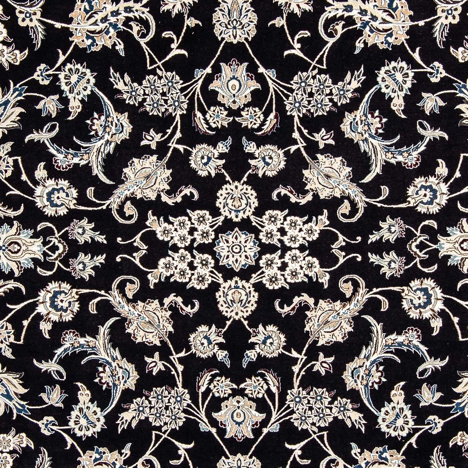 Alfombra Persa - Nain - Prima - 309 x 200 cm - azul oscuro