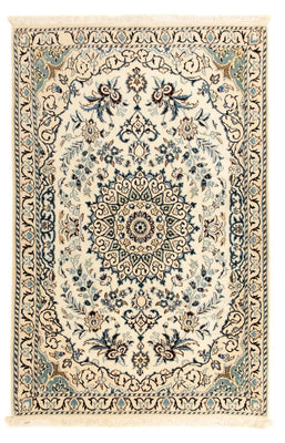 Alfombra Persa - Nain - Real - 132 x 85 cm - beige