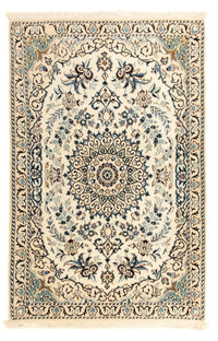 Alfombra Persa - Nain - Real - 132 x 85 cm - beige