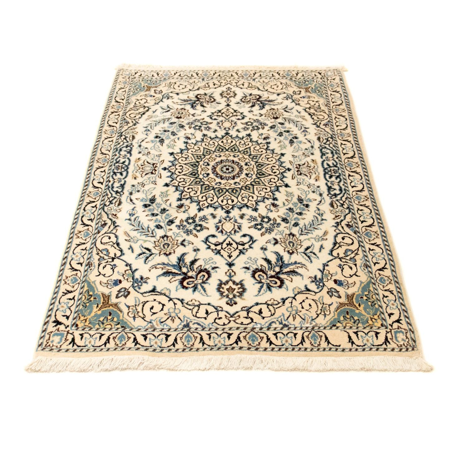 Alfombra Persa - Nain - Real - 132 x 85 cm - beige
