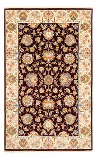 Alfombra Persa - Tabriz - Real - 314 x 203 cm - rojo oscuro