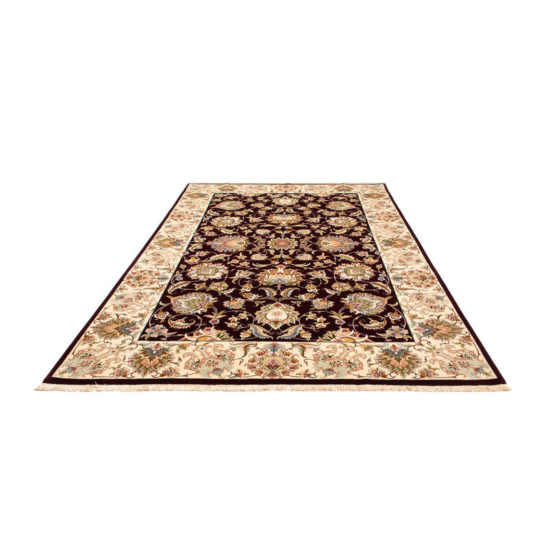 Alfombra Persa - Tabriz - Real - 314 x 203 cm - rojo oscuro