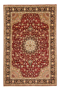 Alfombra Persa - Tabriz - Real - 364 x 247 cm - rojo oscuro