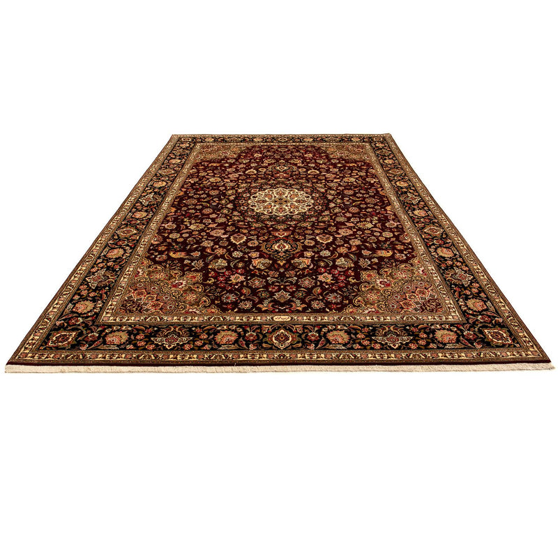 Alfombra Persa - Tabriz - Real - 364 x 247 cm - rojo oscuro