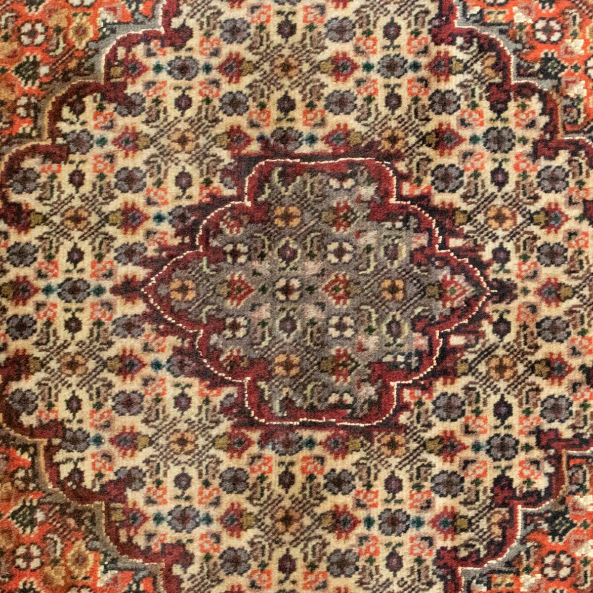 Alfombra Persa - Tabriz - Real - 196 x 153 cm - óxido