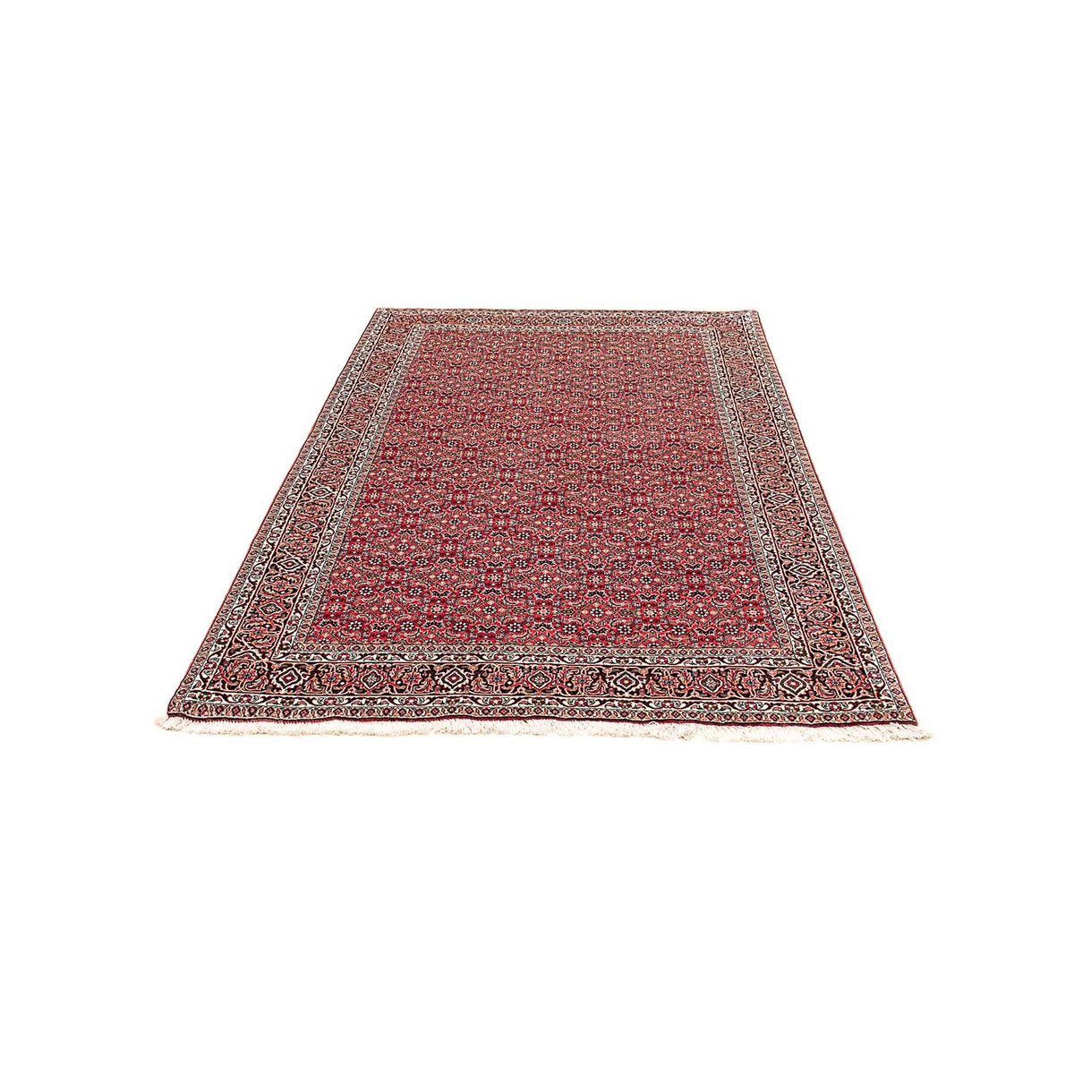 Alfombra persa - Bidjar - 208 x 132 cm - rojo
