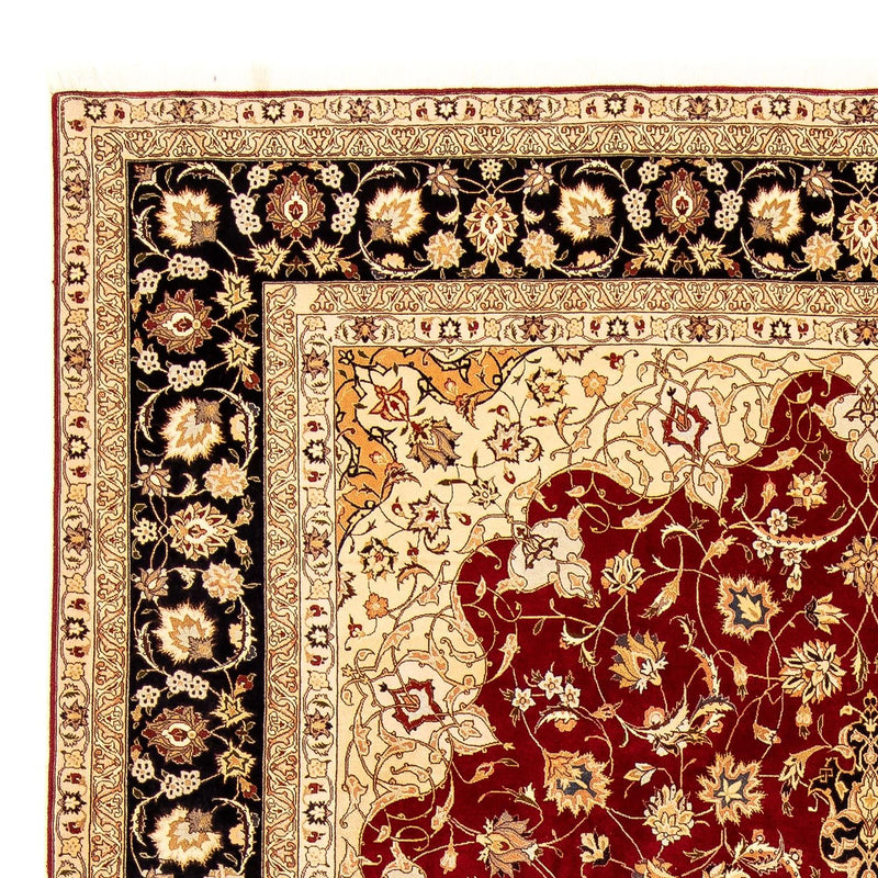 Alfombra Persa - Tabriz - Real - 343 x 255 cm - rojo oscuro