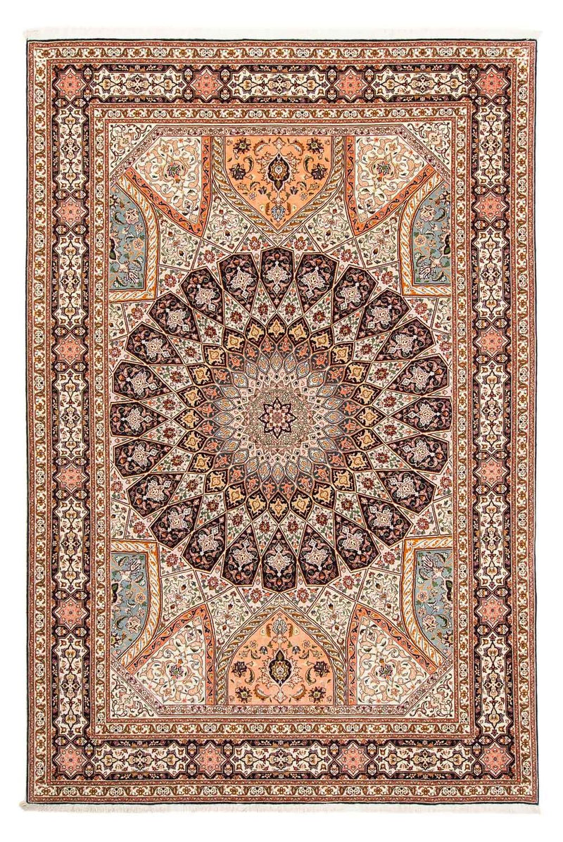 Alfombra Persa - Tabriz - Real - 305 x 208 cm - multicolor