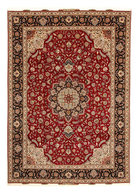 Alfombra Persa - Tabriz - Real - 352 x 252 cm - rojo oscuro