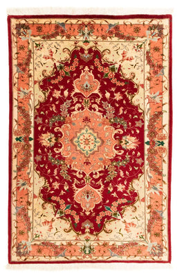 Alfombra Persa - Tabriz - Real - 113 x 78 cm - rojo