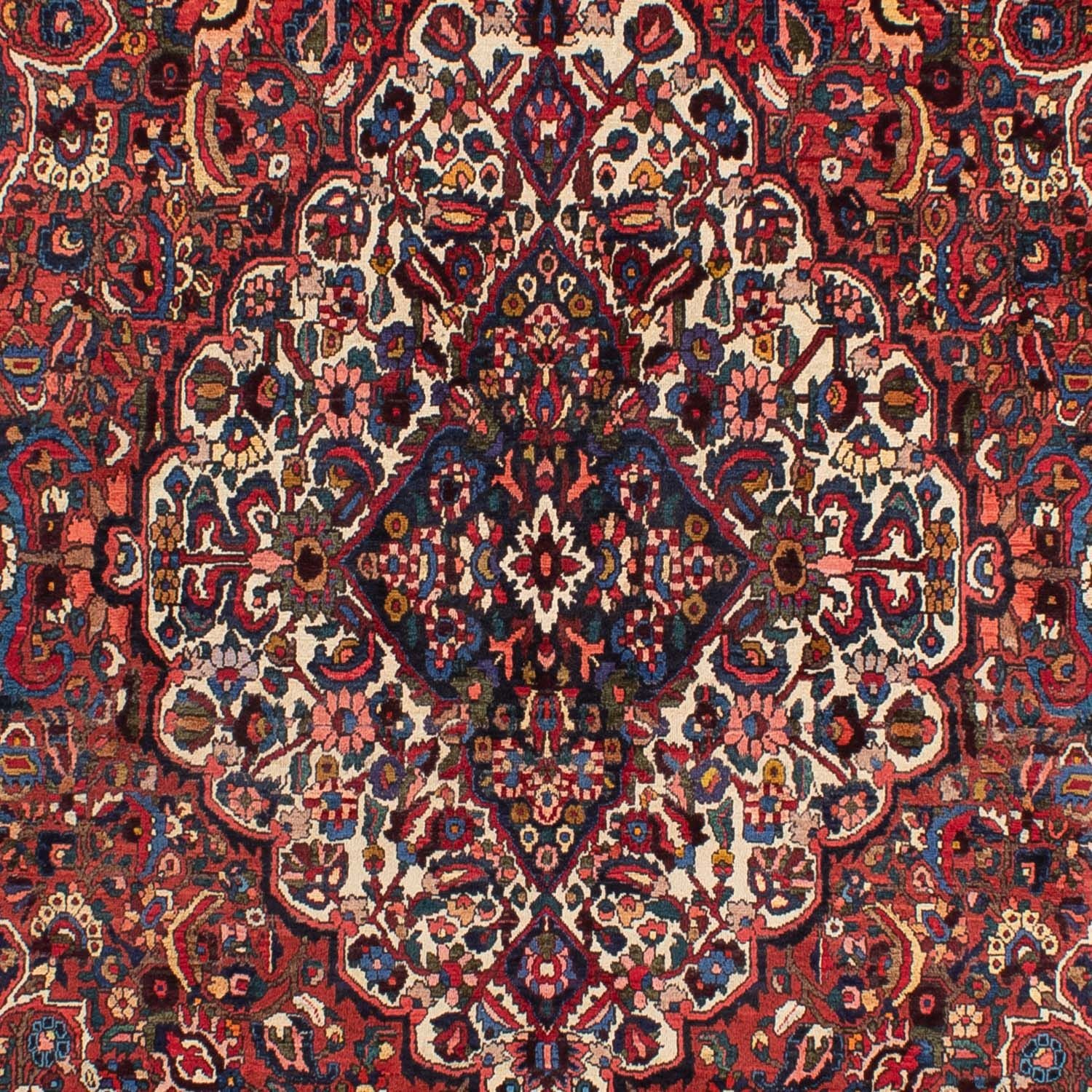 Alfombra persa - Nómada - 312 x 202 cm - rojo oscuro