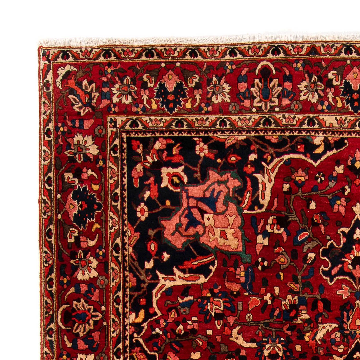 Alfombra persa - Nómada - 360 x 260 cm - rojo oscuro