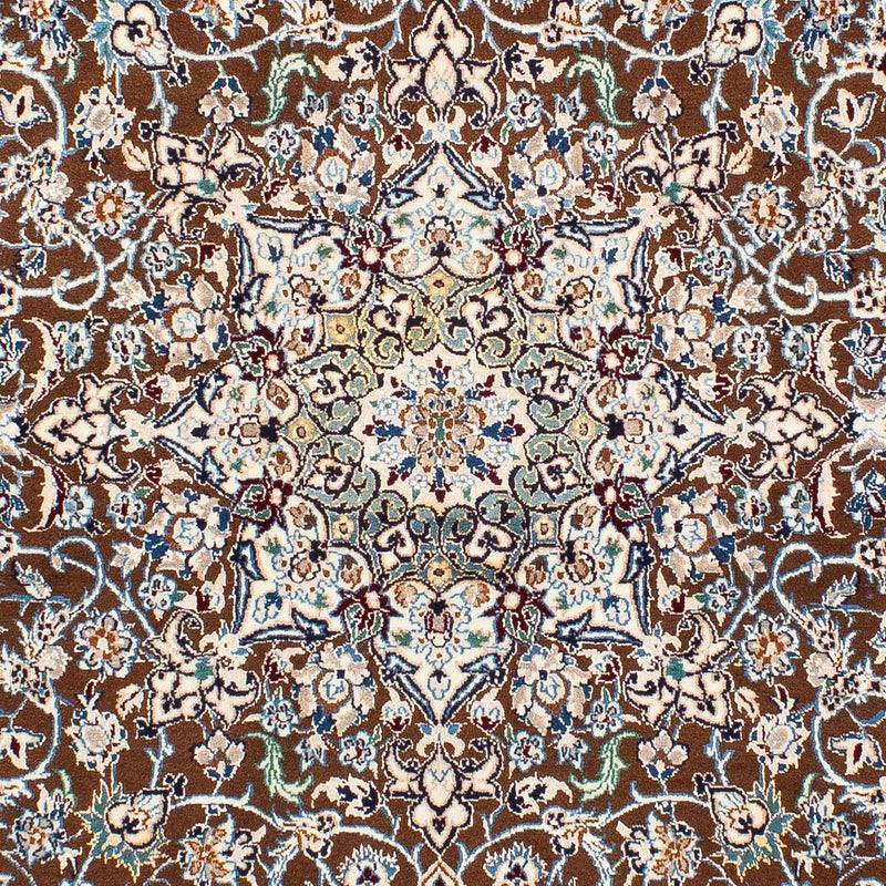 Alfombra Persa - Nain - Real - 253 x 150 cm - azul oscuro