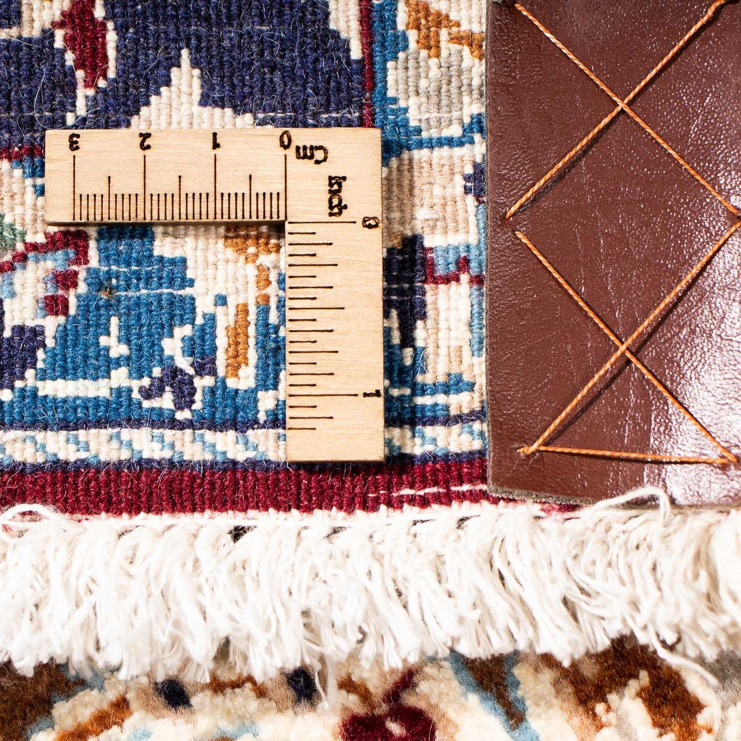 Alfombra Persa - Nain - Real - 253 x 150 cm - azul oscuro