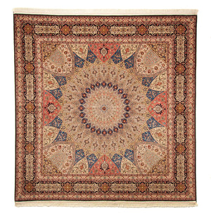 Alfombra Persa - Tabriz - Real cuadrado  - 256 x 253 cm - multicolor