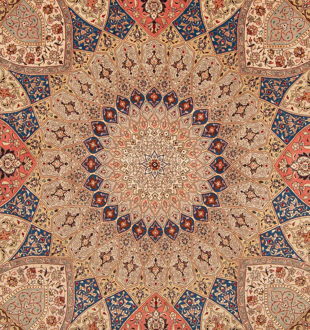 Alfombra Persa - Tabriz - Real cuadrado  - 256 x 253 cm - multicolor