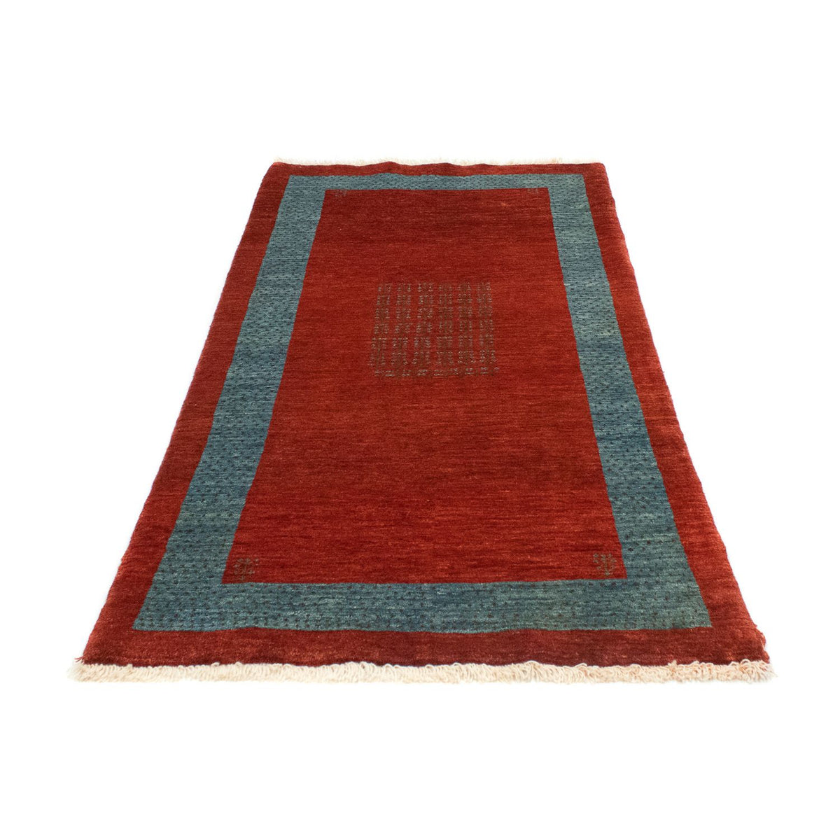 Alfombra de pasillo Alfombra Gabbeh - Loribaft Persa - 174 x 88 cm - rojo