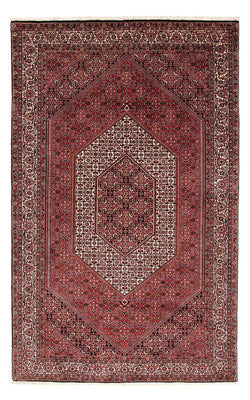 Alfombra persa - Bidjar - 255 x 153 cm - rojo oscuro
