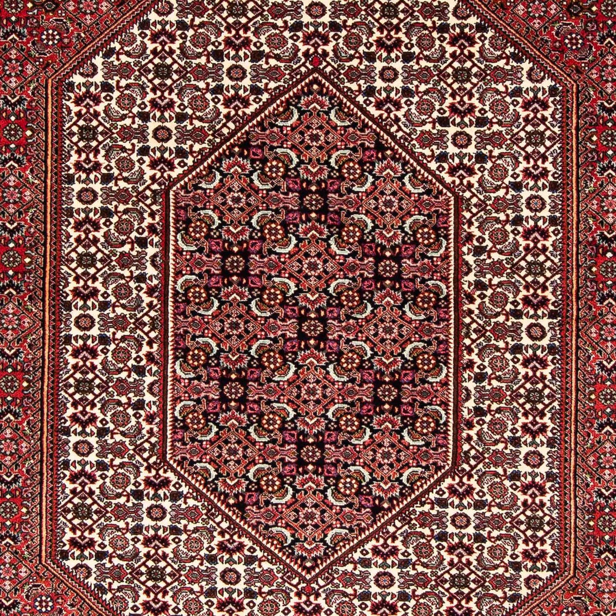 Alfombra persa - Bidjar - 255 x 153 cm - rojo oscuro
