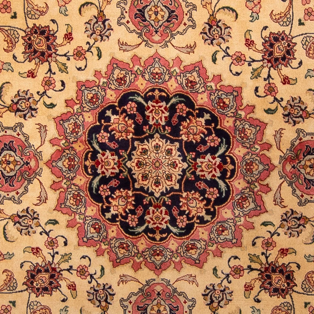 Alfombra persa - Tabriz cuadrado  - 250 x 244 cm - beige