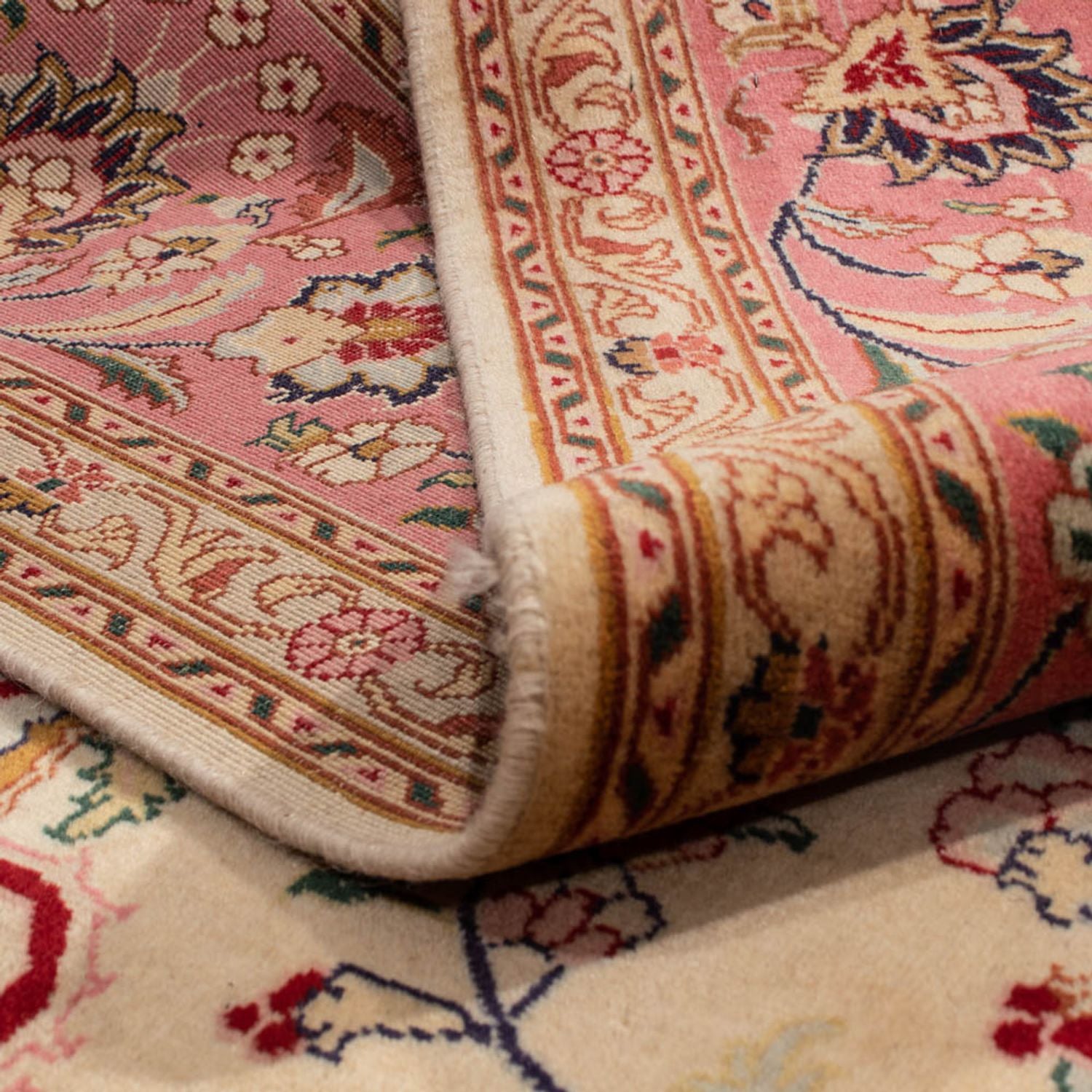 Alfombra persa - Tabriz cuadrado  - 250 x 244 cm - beige