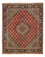 Alfombra persa - Tabriz - 191 x 154 cm - rojo oscuro